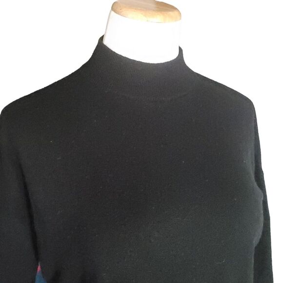 MADEWELL Ashbury Mock Neck Alpaca Blend Sweater in Black womens small - Picture 5 of 9